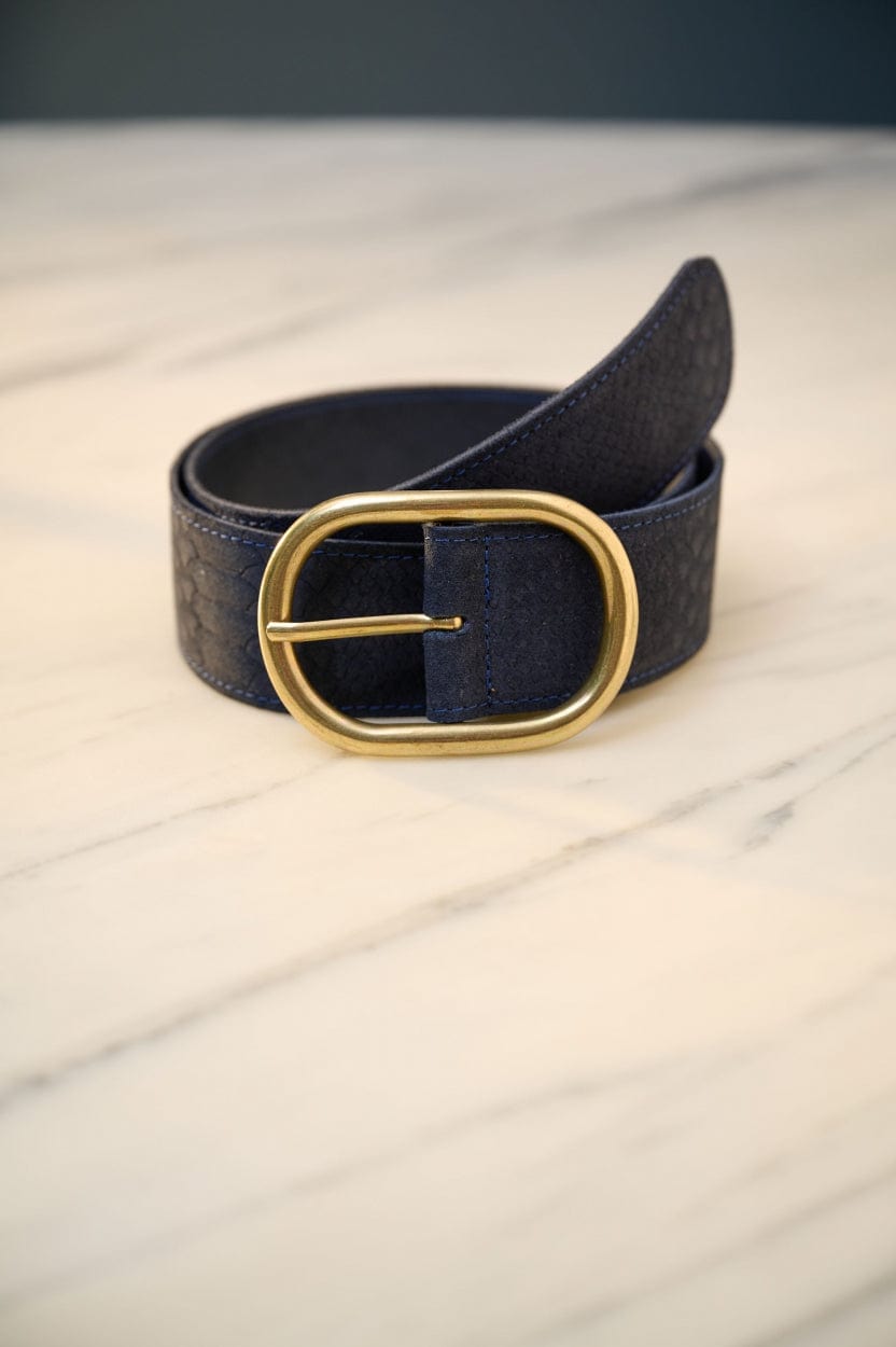 GÜRTEL - Olivia Suede Navy
