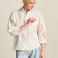 BLUSE - Embroidery Blooming Ecru
