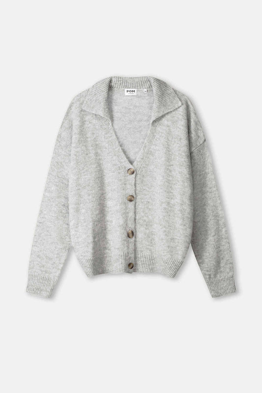 STRICKJACKE - Grey Melange