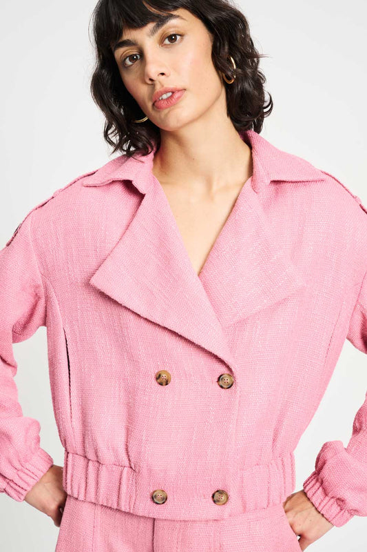 JACKE - Bouclé Sweet Pink