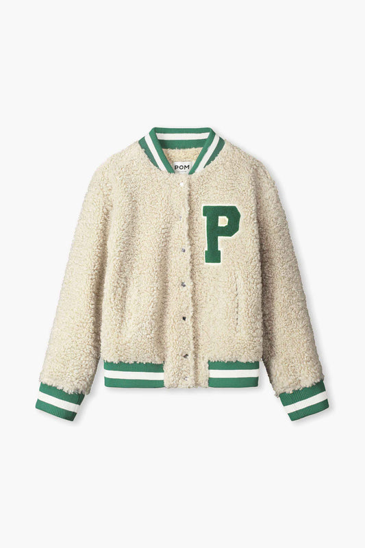 JACKE - Teddy Baseball Ecru