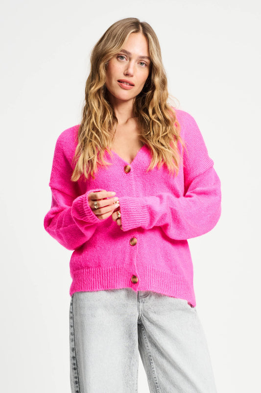 STRICKJACKE - Dashing Pink