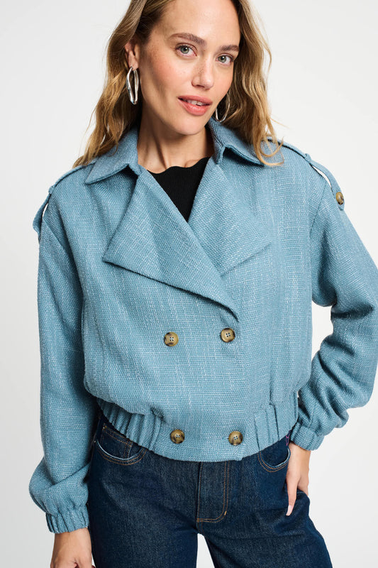 JACKE - Bouclé Dawn Blue