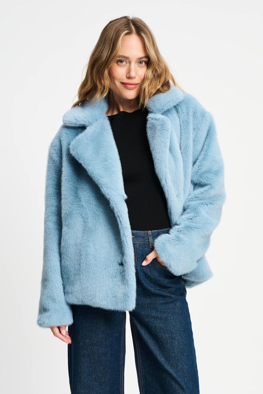 JACKE - Fur Misty Blue
