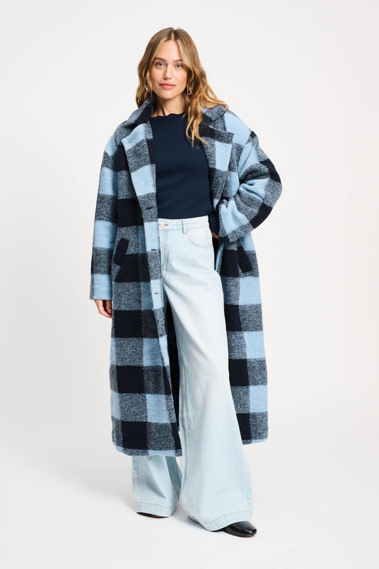 JACKE - Check Dawn Blue