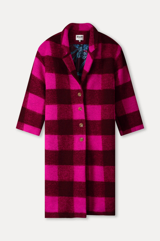 JACKE - Check Plum Pink