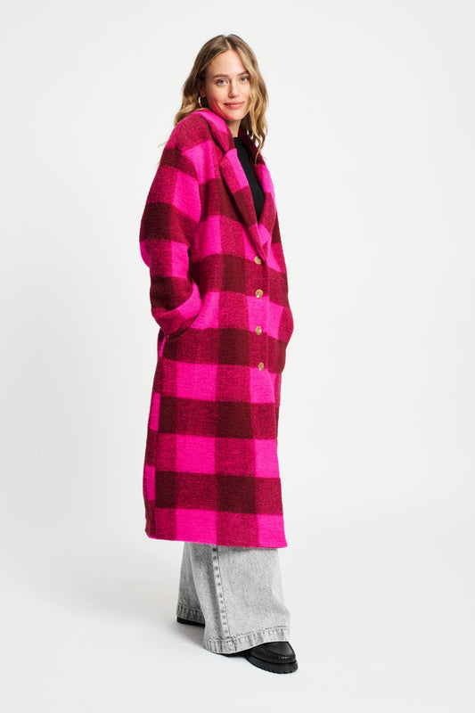 JACKE - Check Plum Pink