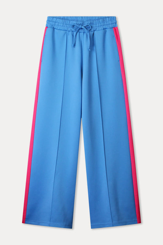 TRACKPANTS - Striped Smashing Blue