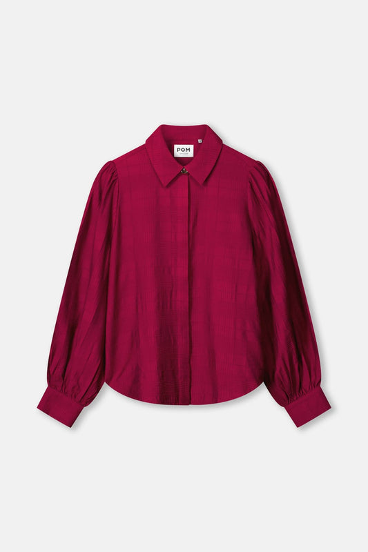 BLUSE - Ivy Burgundy Red
