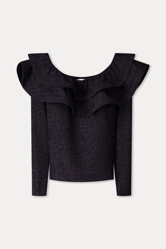TOP - Billie Shimmer Dark Plum
