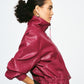 JACKE - Jenna Burgundy Red