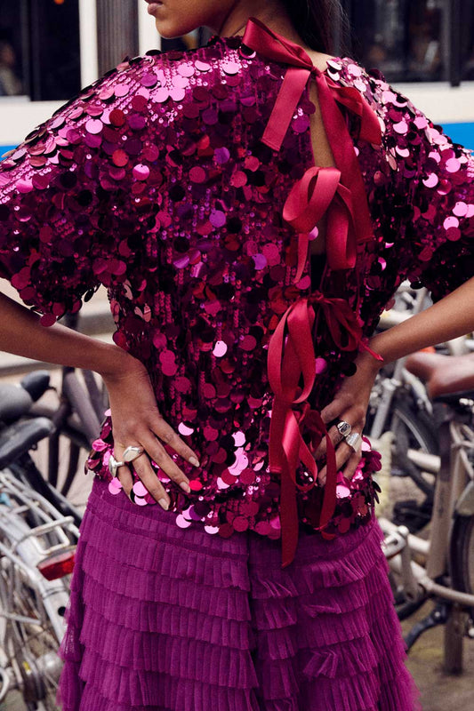 TOP - Nina Dark Plum