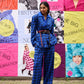 HOSE - Charlie Check Blue