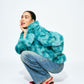 JACKE - Cleo Teal Green Animal