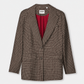 BLAZER - Laurie Check Brown