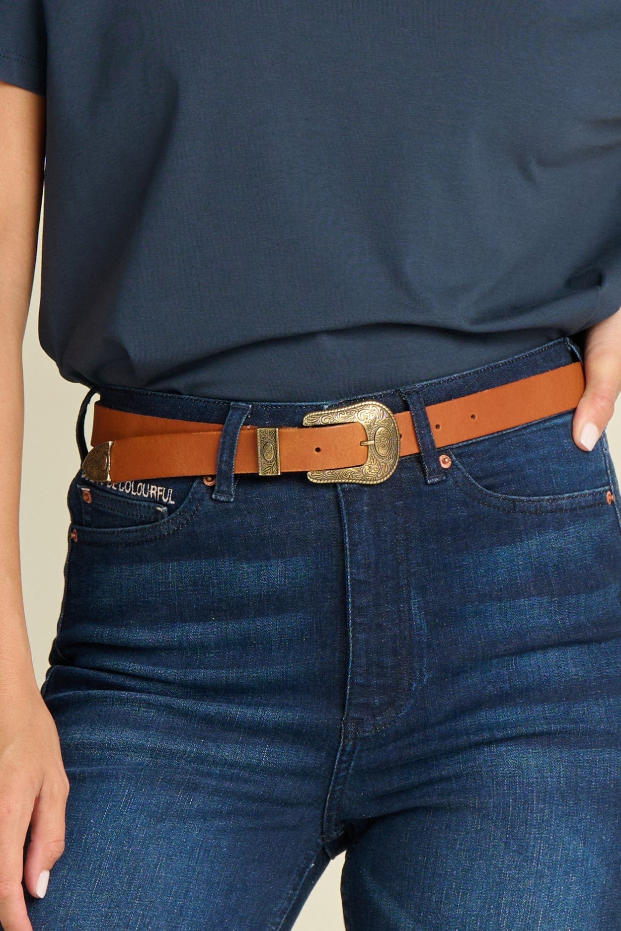 GÜRTEL - Billie Leather Chestnut