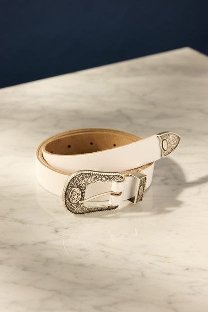 GÜRTEL - Billie Leather White