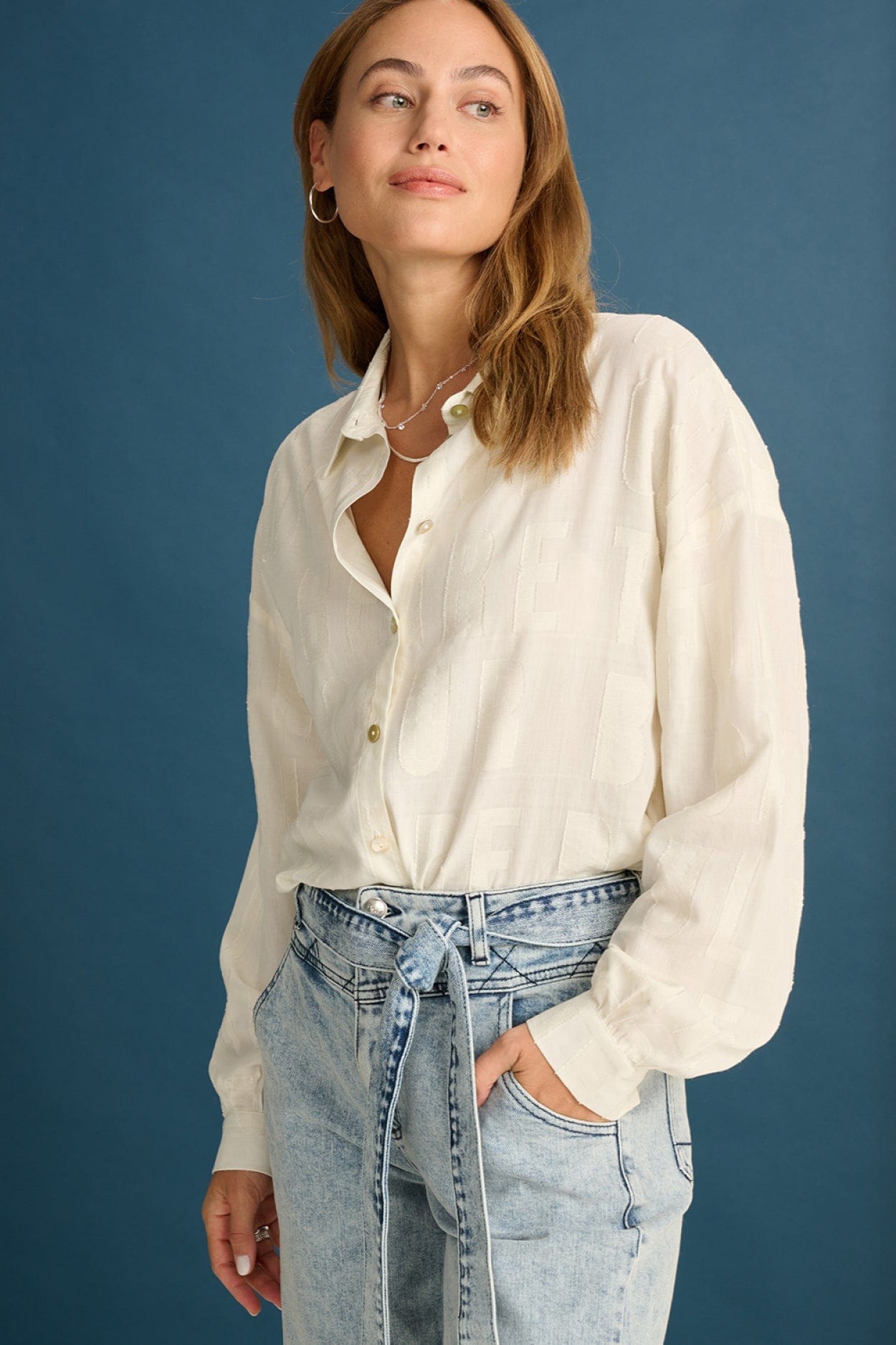 BLUSE - Mila Dare to be Ecru