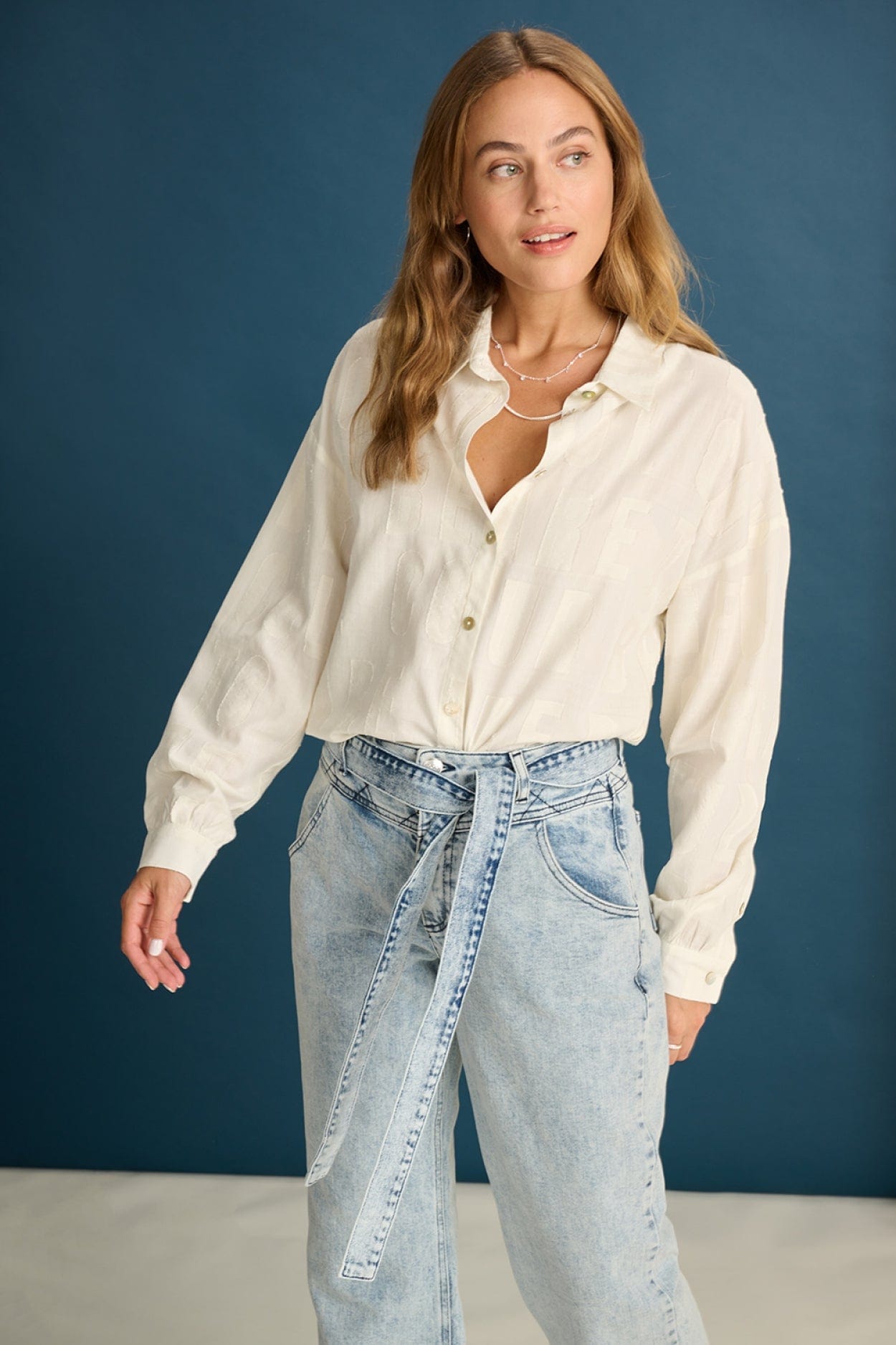 BLUSE - Mila Dare to be Ecru