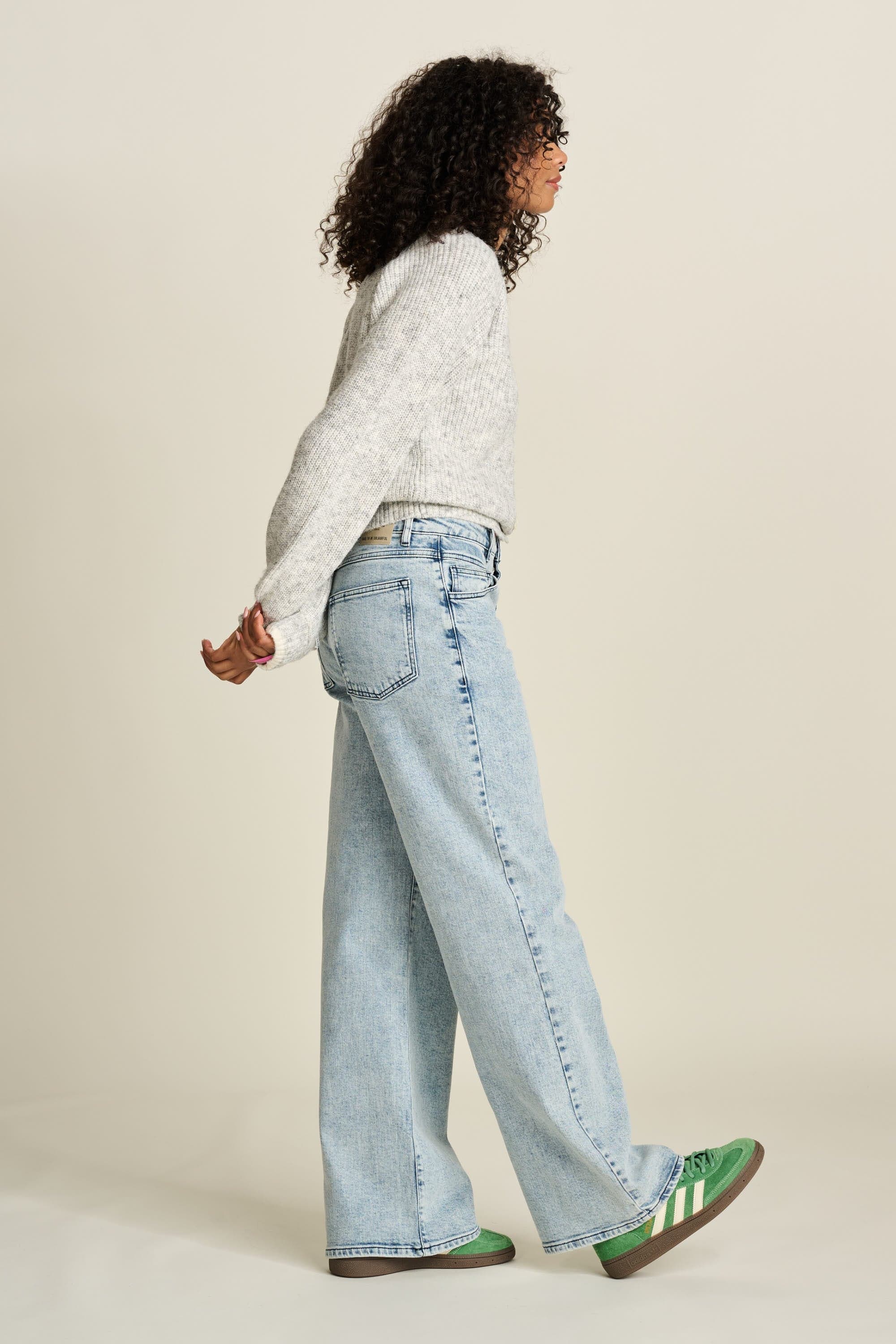 JEANS Wide Leg Light Blue