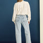 JEANS - Quilt Straight Hellblau