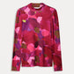 TURTLENECK - Brushwork Fiery Pink