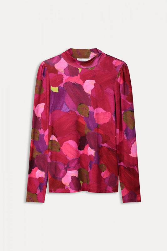 TURTLENECK - Brushwork Fiery Pink