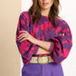 TOP - Swirl Fluor Pink