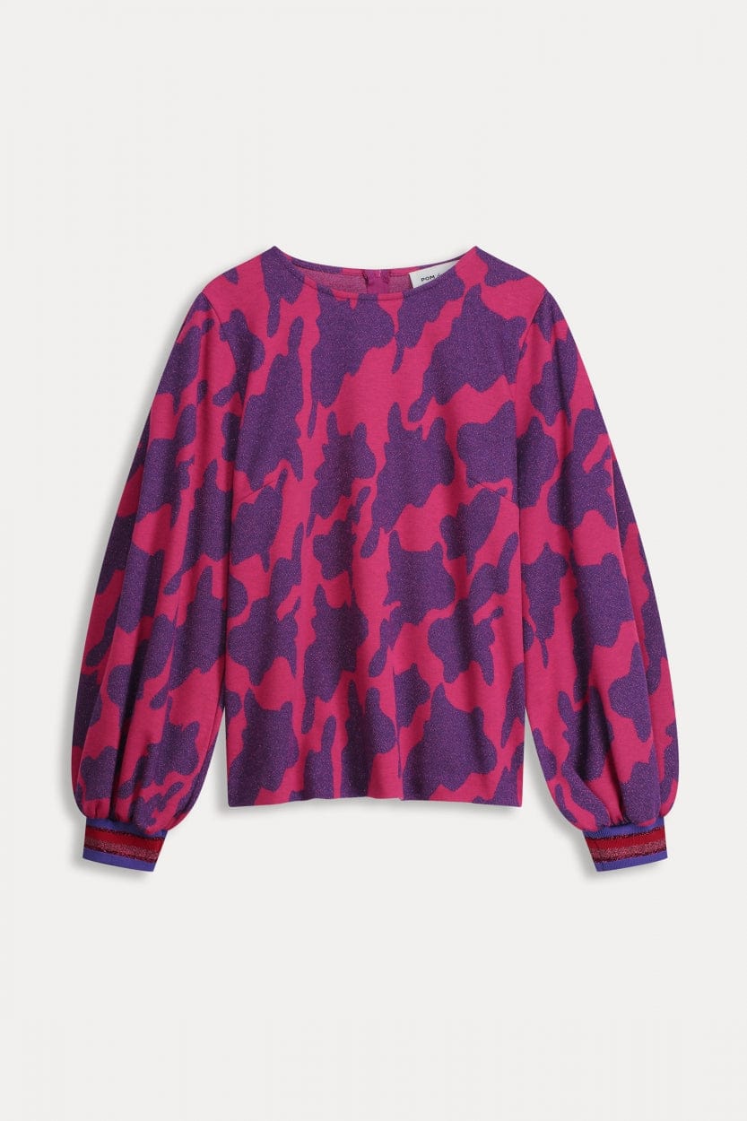 TOP - Swirl Fluor Pink