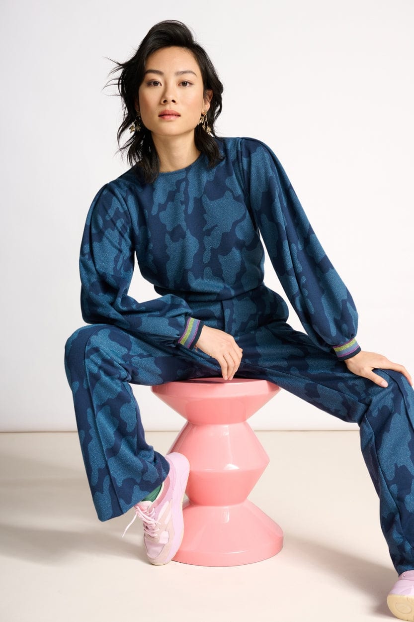 TOP - Swirl Horizon Blue