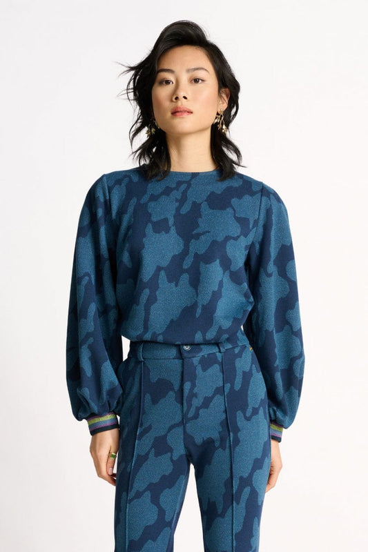 TOP - Swirl Horizon Blue