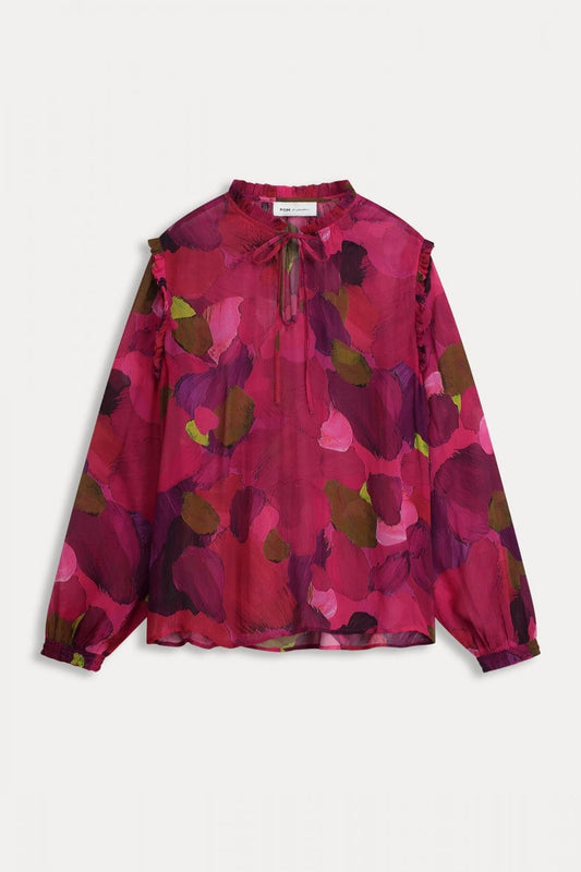 TOP - Brushwork Fiery Pink