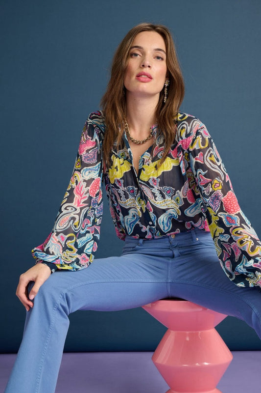 BLUSE - Full Glow Deep Blue