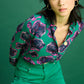 BLUSE - Mila Flower Pop Pink