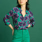 BLUSE - Mila Flower Pop Pink
