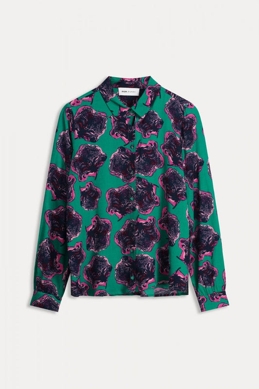 BLUSE - Mila Flower Pop Pink