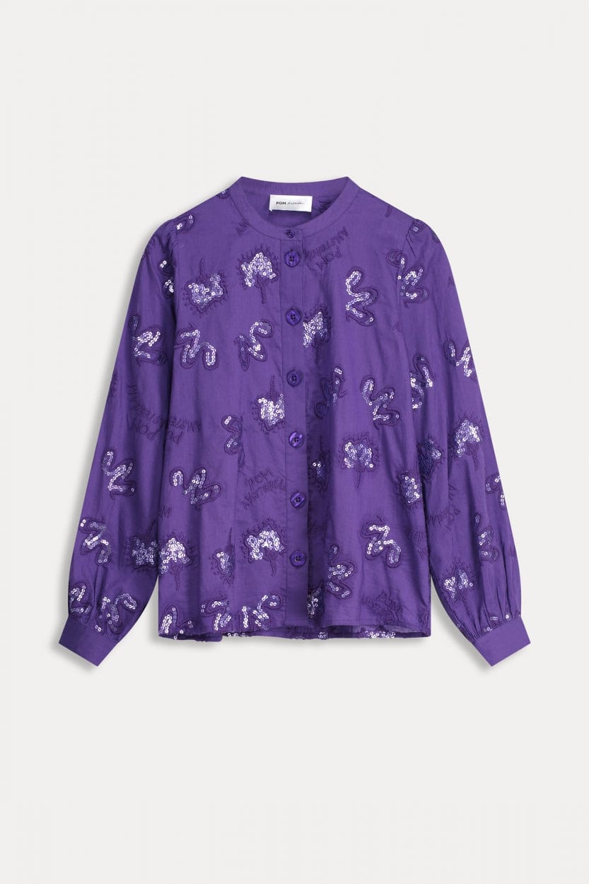 BLUSE - French Violet Shine