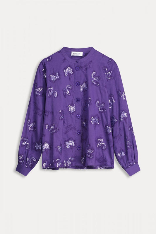 BLUSE - French Violet Shine