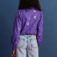 BLUSE - French Violet Shine