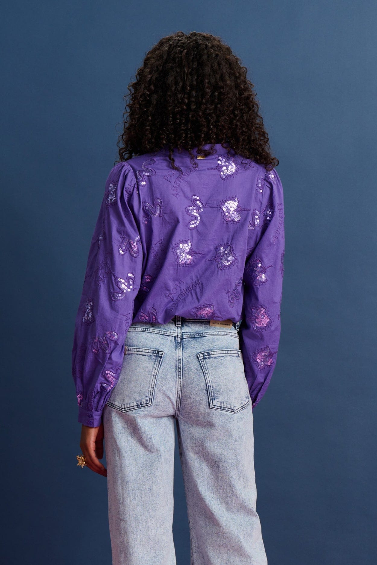 BLUSE - French Violet Shine