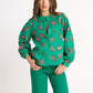 BLUSE - Fern Green Shine