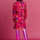 KLEID - Brushwork Fiery Pink