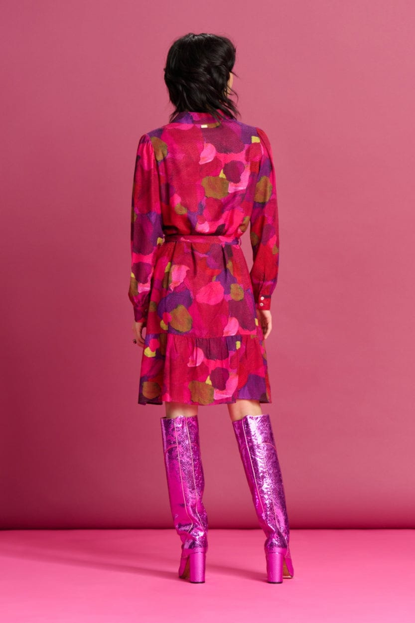 KLEID - Brushwork Fiery Pink