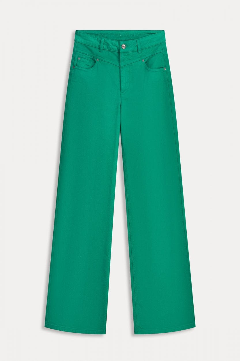 JEANS - Wide Leg Jade Green