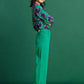 JEANS - Wide Leg Jade Green