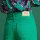 JEANS - Wide Leg Jade Green