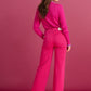 JEANS - Wide Leg Fiery Pink