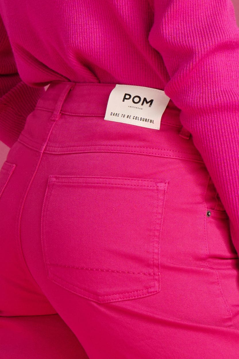 JEANS - Wide Leg Fiery Pink