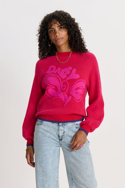 PULLOVER - DARE Scarlet Red