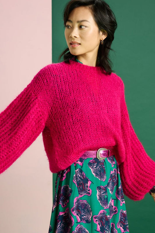 PULLOVER - Fiery Pink